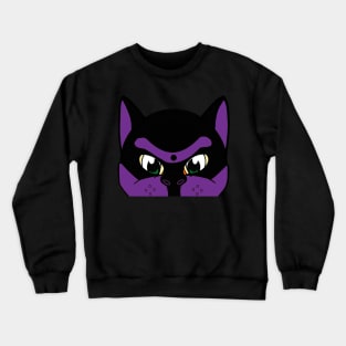 Pop-Up-Pup - Purple Landing Strip Crewneck Sweatshirt